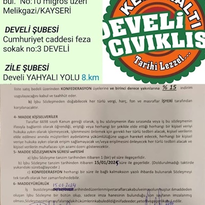 KEMER ALTI DEVELİ CIVIKLISI